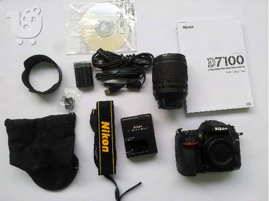 PoulaTo: Nikon D7100 Digital SLR Camera + 4 κιτ φακού: 18-55mm VR + 70-300 mm + 32GB Kit